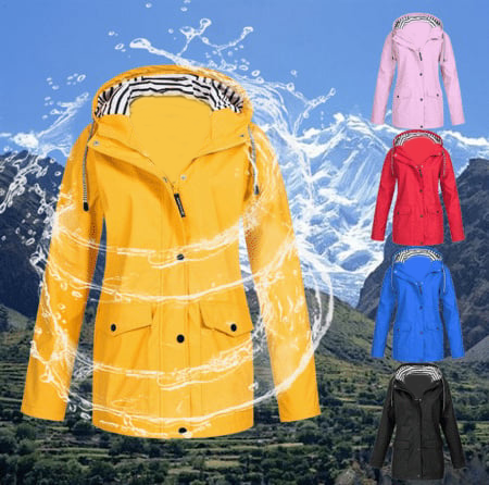 ⛰️🔥Heiss 49% OFF🔥Frauen wasserdichte und winddichte Jacke💦