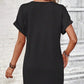 👗🌺 50% RABATT! Frauen modisches Kleid mit einfarbiger Knopfleiste & Nackenrollen-Hülle – Elegant, zeitlos & perfekt für festliche Anlässe ✨