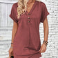 👗🌺 50% RABATT! Frauen modisches Kleid mit einfarbiger Knopfleiste & Nackenrollen-Hülle – Elegant, zeitlos & perfekt für festliche Anlässe ✨