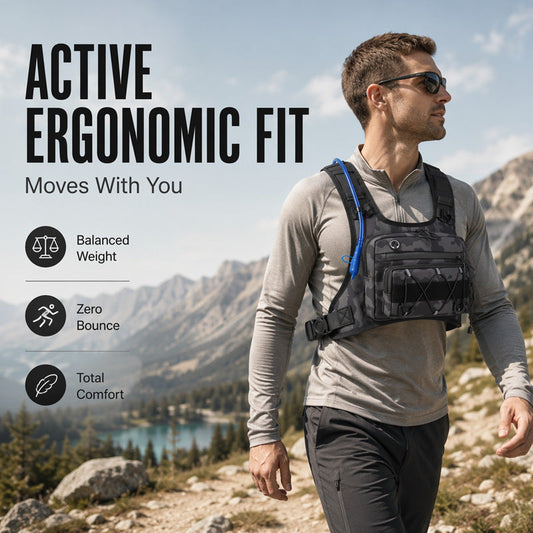 🚴 Leicht & praktisch – Trinkrucksack-Radweste für Herren – Bequemer Sitz, funktionales Design & vielseitig einsetzbar – Jetzt 50% Rabatt!