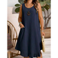 👗 Damen lässiges ärmelloses Rüschenkleid – luftig, feminin & vielseitig – perfekt für Alltag, Strand & Freizeit