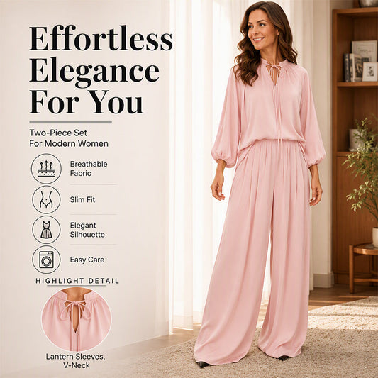 👚 50 % RABATT | Entspannter Komfort für jeden Tag – Lässiges Damen-Set mit Oberteil & Hose