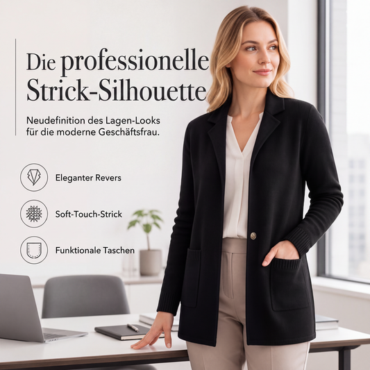 🧶 50 % RABATT | Elegant, lässig & vielseitig – Damen Strickcardigan mit Reverskragen