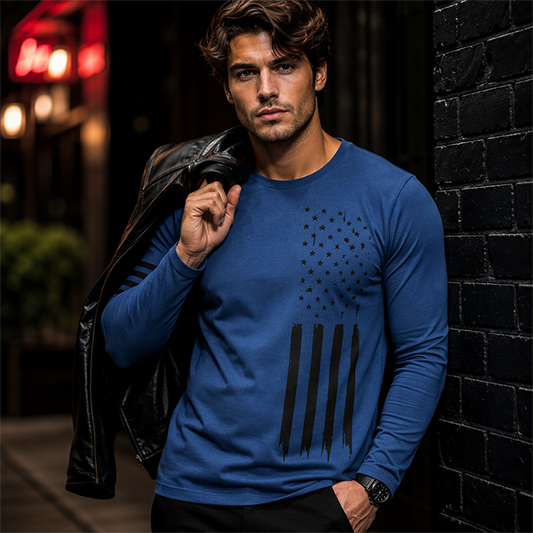 Schnelltrocknendes Langarm-Sportshirt für Herren