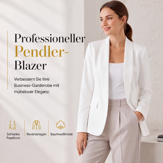 🧥 50 % RABATT | Schluss mit komplizierten Büro-Looks – Damen Blazer mit offener Vorderseite