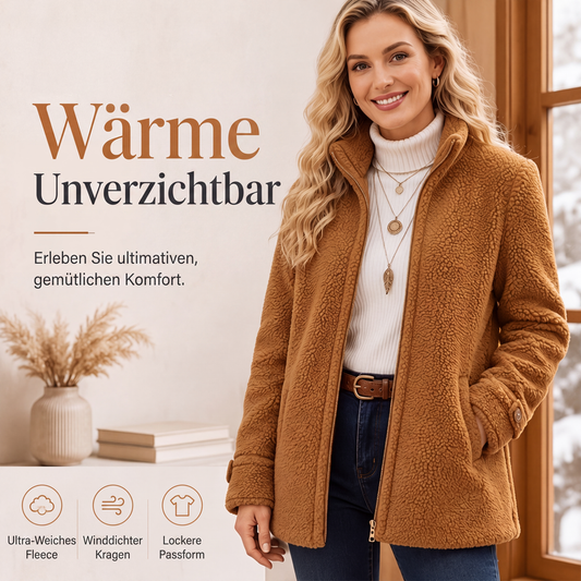 🧥 50 % RABATT | Kalte Tage, aber keine Lust auf schwere Winterjacken? – Damen Jacke mit Stehkragen