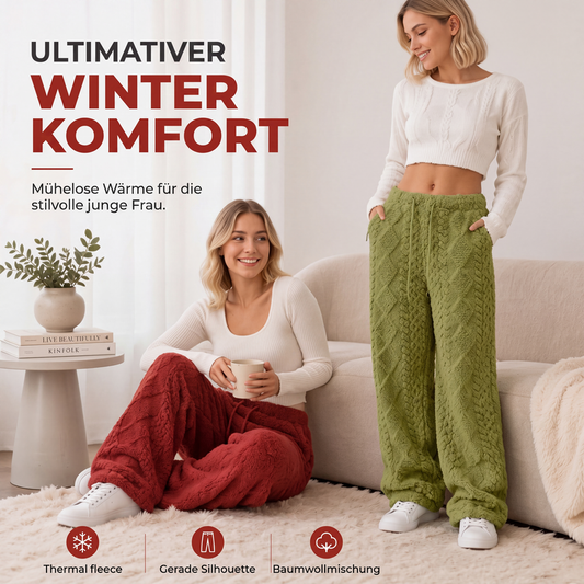 👖 50% Rabatt | Kuschelige Wärme & entspannter Komfort – Gefütterte Damenhose