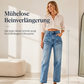 👖 50% Rabatt | Schmeichelhafte High-Waist-Passform – Straight-Leg Jeans