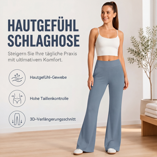 👖 50% Rabatt | Druckfreie Passform & schmeichelhafter Style – Schlaghosen-Yogahose