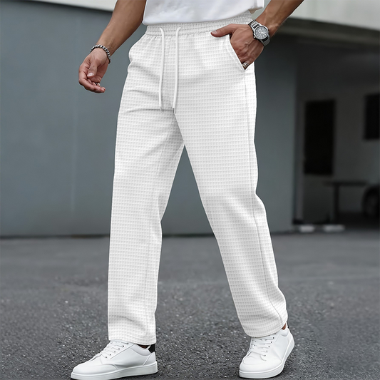 👖 50% Rabatt | Atmungsaktiver Komfort & flexible Passform – Herren Waffelstrickhose