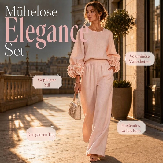 🌸 Damen-Set für mühelose Eleganz – Feminine Silhouette, weicher Stoff & immer passend