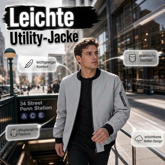 ✈️ Leichte, lässige Bomberjacke für Herren – Modern, bequem & immer passend