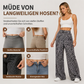 🐆 Weite Geradebein-Hose mit Leopardenmuster für Damen – Lässig, bequem & immer passend