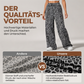 🐆 Weite Geradebein-Hose mit Leopardenmuster für Damen – Lässig, bequem & immer passend