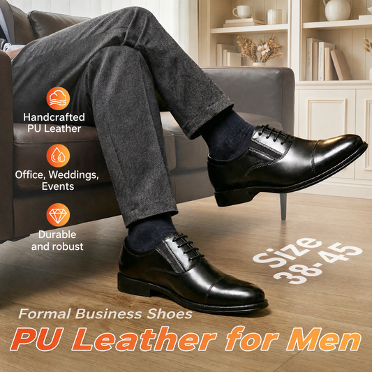 👞 Men's Gentlemen Business Formal Leather Shoes – Klassisch, elegant & immer passend