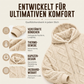 ☁️ Warm & kuschelig – Kapuzenpullover aus doppelseitigem Plüsch – Bequemer Schnitt, weicher Stoff & vielseitig kombinierbar