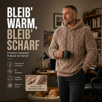 ☁️ Warm & kuschelig – Kapuzenpullover aus doppelseitigem Plüsch – Bequemer Schnitt, weicher Stoff & vielseitig kombinierbar