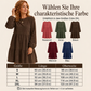 🔔 Letzte 100 Stück – solange der Vorrat reicht! Langärmliges Vintage-Cordkleid für Damen