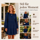 🔔 Letzte 100 Stück – solange der Vorrat reicht! Langärmliges Vintage-Cordkleid für Damen