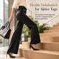 💎 Hoch taillierte Satin-Weithosen mit asymmetrischer Taille – Elegant, feminin & immer passend