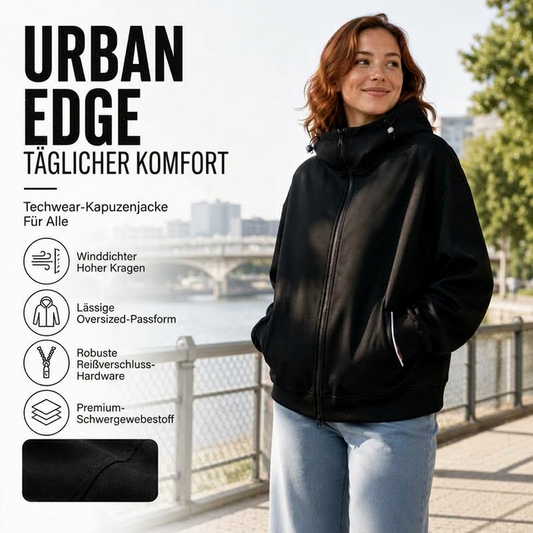 ☁️ Lässig & praktisch – Casual-Hoodie-Jacke – Weicher Stoff, moderner Schnitt & vielseitig kombinierbar