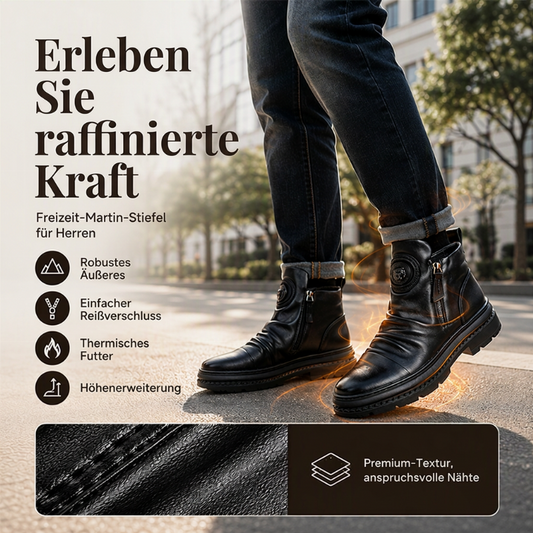 ❄️ Warm & sicher – Rutschfeste Stiefel mit warmem Futter – Bequemer Sitz, robustes Design & vielseitig kombinierbar