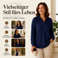 🌿 Klassisch & feminin – V-Ausschnitt Rippstrick Pullover – Weicher Stoff, moderner Schnitt & vielseitig kombinierbar