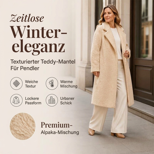 🧥 Mittellanger Lammwollmantel für Damen – Elegant, warm & immer passend – Jetzt 50% Rabatt!
