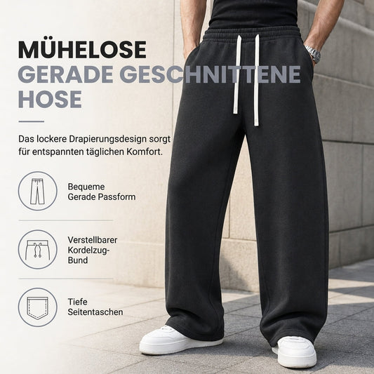 💨 Lässig & bequem – Casual-Sporthose mit Kordelzug – Weicher Stoff, moderner Schnitt & vielseitig kombinierbar
