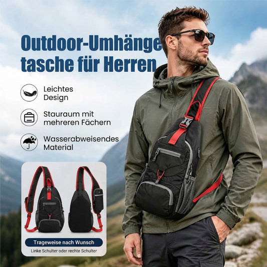 🎒 50% Rabatt | Smarte Organisation & kompakter Komfort – Herren Sling Bag